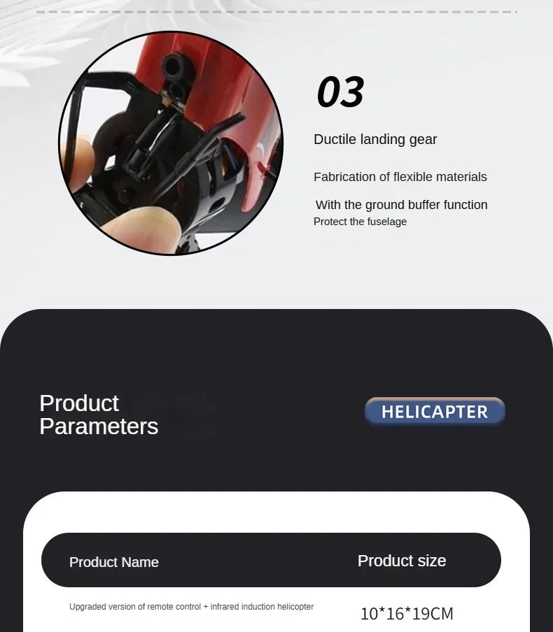 Rechargeable Mini RC Drone Remote Safe Fall-resistant RC Helicopters Drone Induction Hovering Children Toys